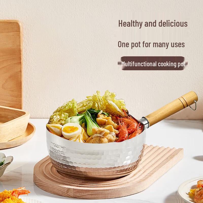 Shenmo 304 Stainless Steel 20cm Yukihira Pot