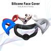 Sweatproof Silicone Face Cover for Oculus Quest 2 VR Glasses - Washable, Stain-Proof, Dustproof Replacement Accessory