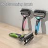 3 In 1 Pet Deshedding Brush Stainless Steel Blade Anti-slip Handle Pet Fur Knot Cutter Portable Pet Grooming Puppy Cat Comb