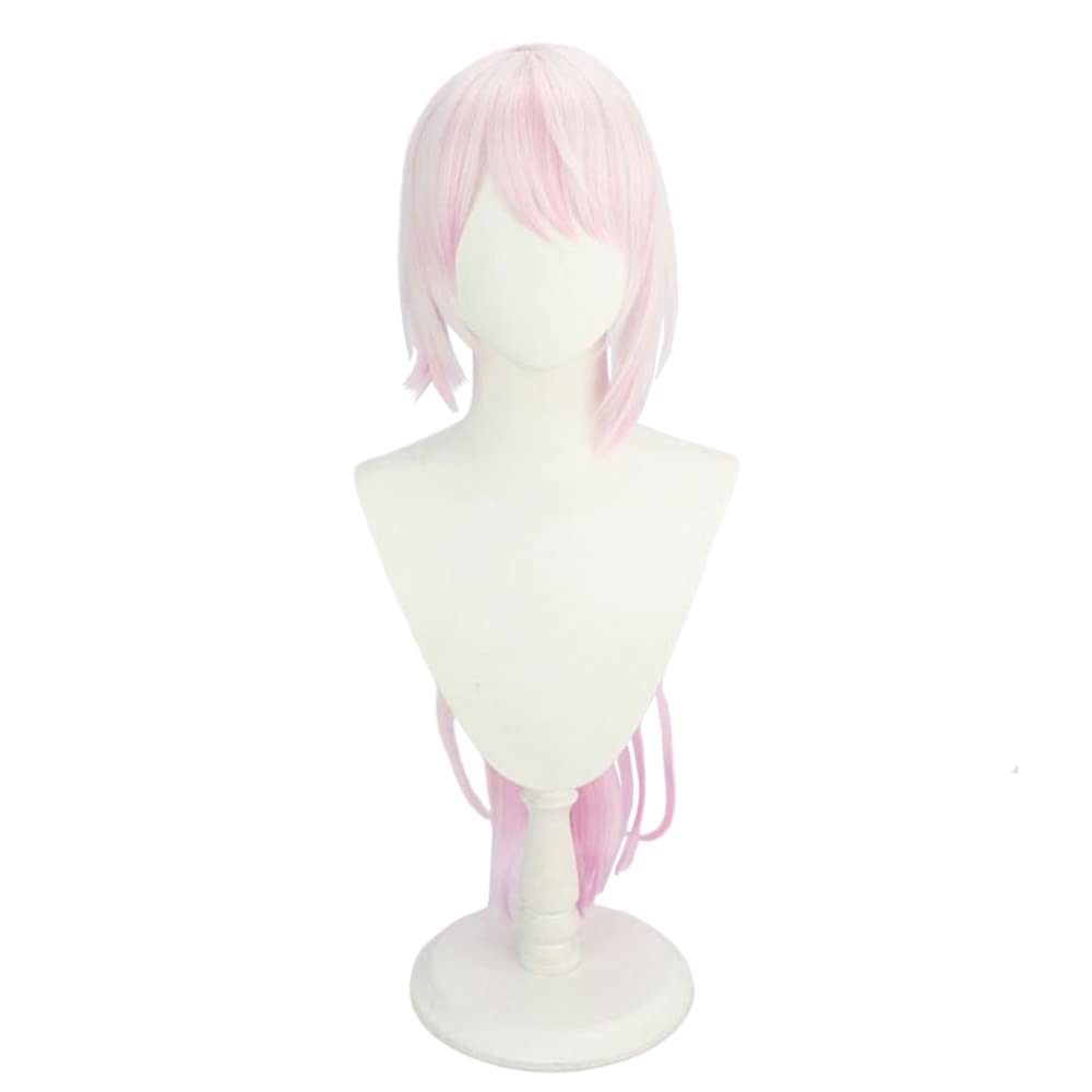 

Парик для косплея Юики Сиины, Розовый градиент, Термостойкий, Идеально подходит для Хэллоуина, мероприятий и фестивалей (К)