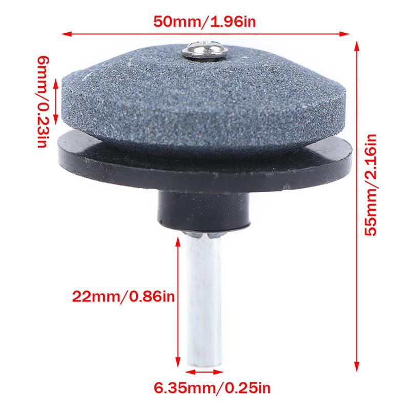 1 Pcs Lawn Mower Blade Sharpener Drill Lawnmower For Power Drill Cut Sharpener