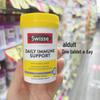 Swisse Daily Support Tablets: 60-Count with Vitamin C & Zinc for Adults