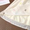 Girls' Summer Sleeveless Princess Dress - French Halter Vacation Style, High-end Heavy Embroidery Chiffon