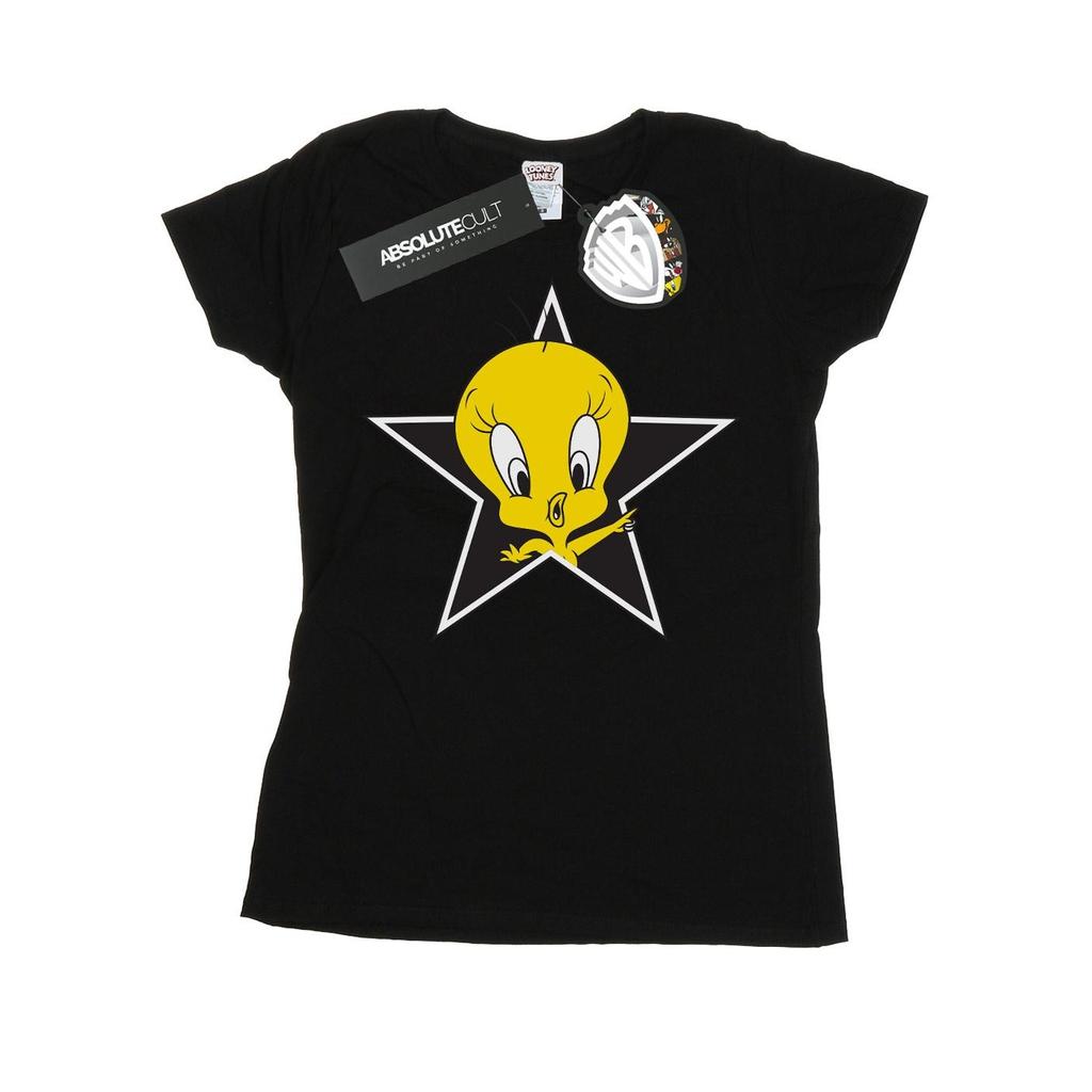 Looney Tunes Womens/Ladies Tweety Pie Star Cotton T-Shirt