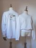 [USED] Aojukou MASCATALE Illustration Print Sweatshirt (White) Unisex