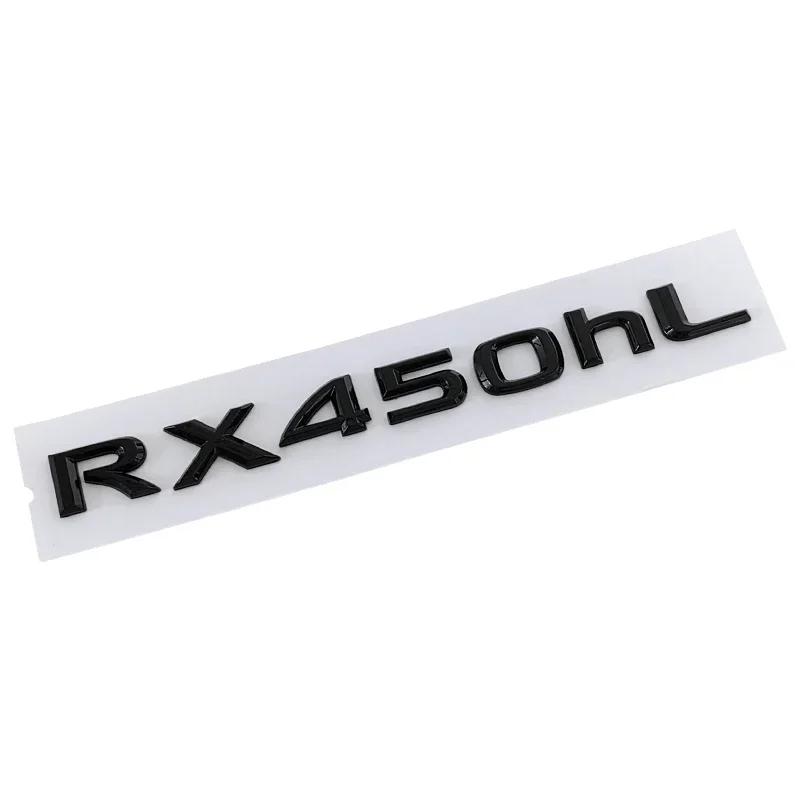 ABS Car Stickers for Lexus RX450hL RX200t RX450h ES200t Letter Logo Fender Side Body Rear Trunk Emblem Badge Decals Accessories