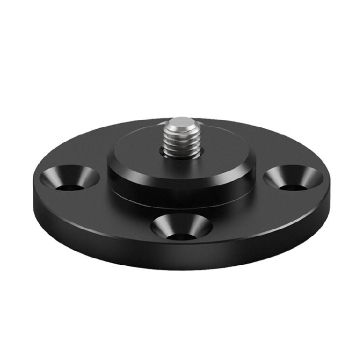 Multi Purpose Aluminum Alloy 1/4 Screw Adapter Fixing Base for Mounting Tripods Tablet Stands and Studio Lighting