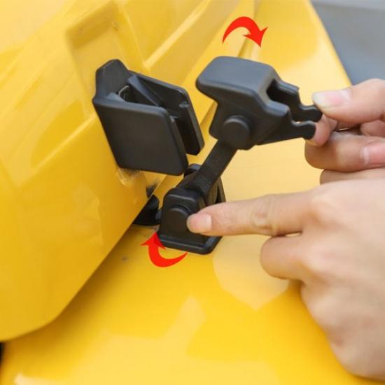 Hood Latch Hood Lock Catch Hood Latches Catch Kit for Jeep Wrangler TJ 1997-2006