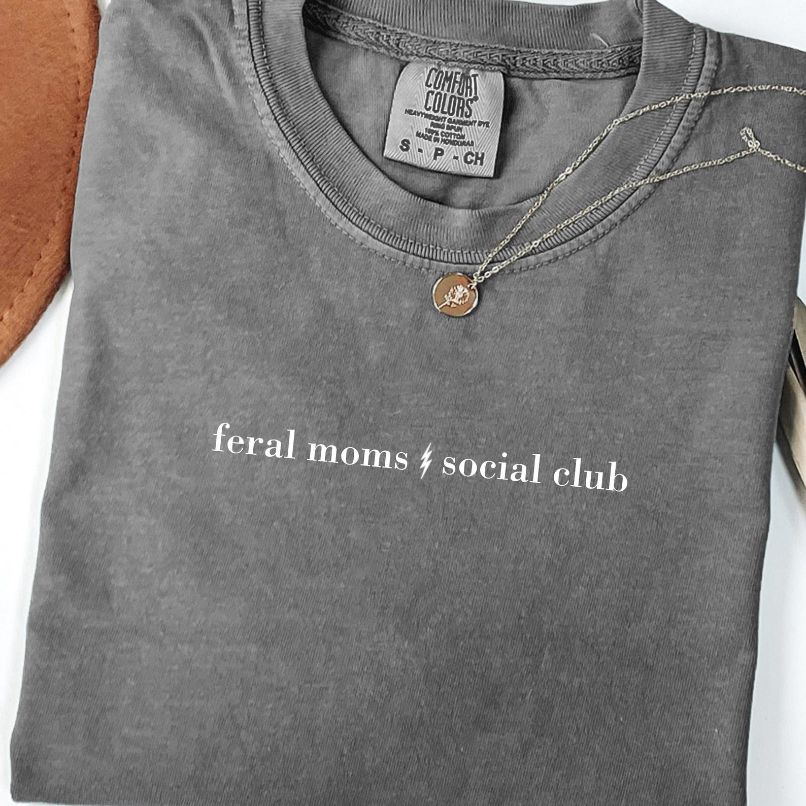 Feral Moms Social Club Shirt: Comfort Colors Trendy Mom Tee 2XL