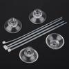 Transparent Aquarium Fish Tank Suction Cups For Sucker Pads Heater Pipe Air Tube