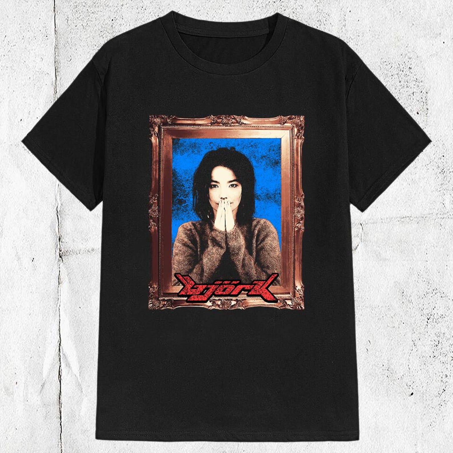 Vintage 80s 90s Björk Singer Band Album Concert T shirt 4XL