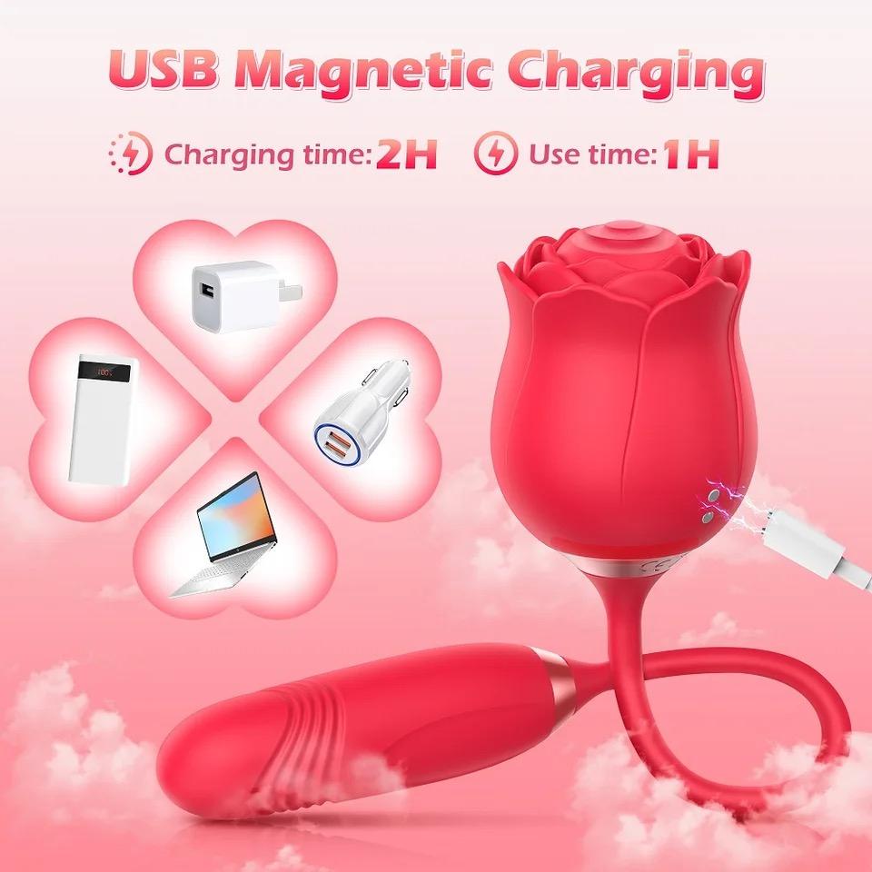 Vibrátor Sucker Toy Sání jazyka Růžová Ženská bradavka 3D bezdrátový stimulátor Masážní přístroj Anální Láska Sex Hračky Klitoris Sání