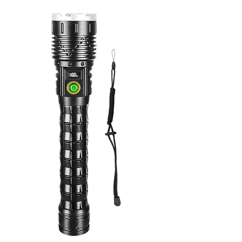 10000mAh Hochleistungs-Taschenlampen 1000000LM Ultra Leistungsstarke Taschenlampe 2*26650 Wiederaufladbare Laterne Taktische Outdoor Camping Taschenlampe