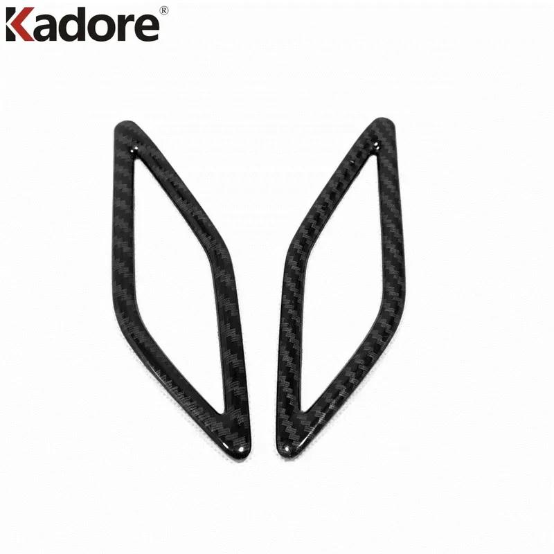 For Volkswagen VW T-Cross Tcross 2018-  Matte Car Front Inner A Pillar Audio Speaker Cover Trim Interior Accessories