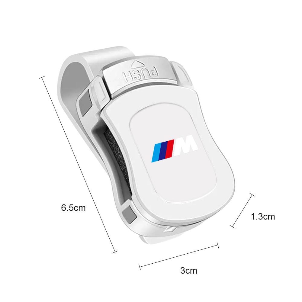 Sun Visor Glasses Clip Holder Car Eyeglasses Hanger Rack Organizer For BMW E39 E46 E60 E70 E90 E91 E92 F10 F40 G60 X4 X5 X6 X7 GS1