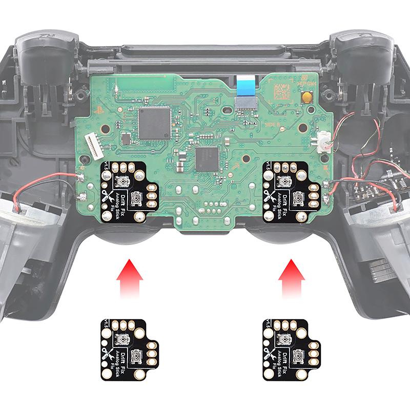 10 Pcs Analog Stick Drift Fix Mod Reset Drift Thumbstick Resistance Calibration Plate For Ps5 Ps4/Xboxone Game Controller