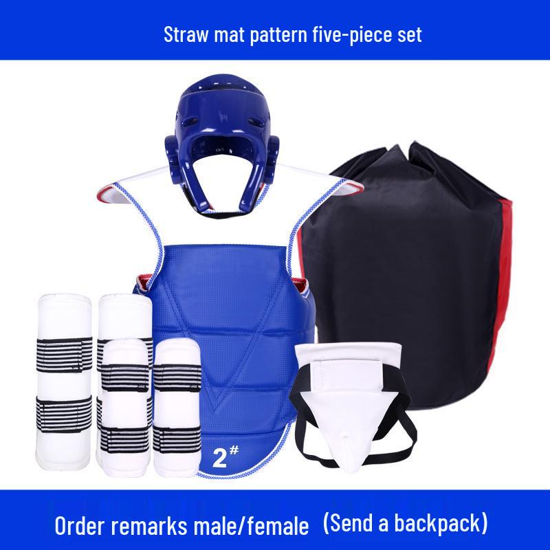 

Универсальный комплект защитной экипировки для тхэквондо - Длинный и утолщенный, 4-8 шт., для соревнований и тренировок L (150-160 cm) Male