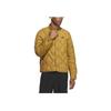 Adidas Regular Varsity Lightweight Down Jacket Unisex Quilted Windproof Warm Outerwear Yellow IX7085