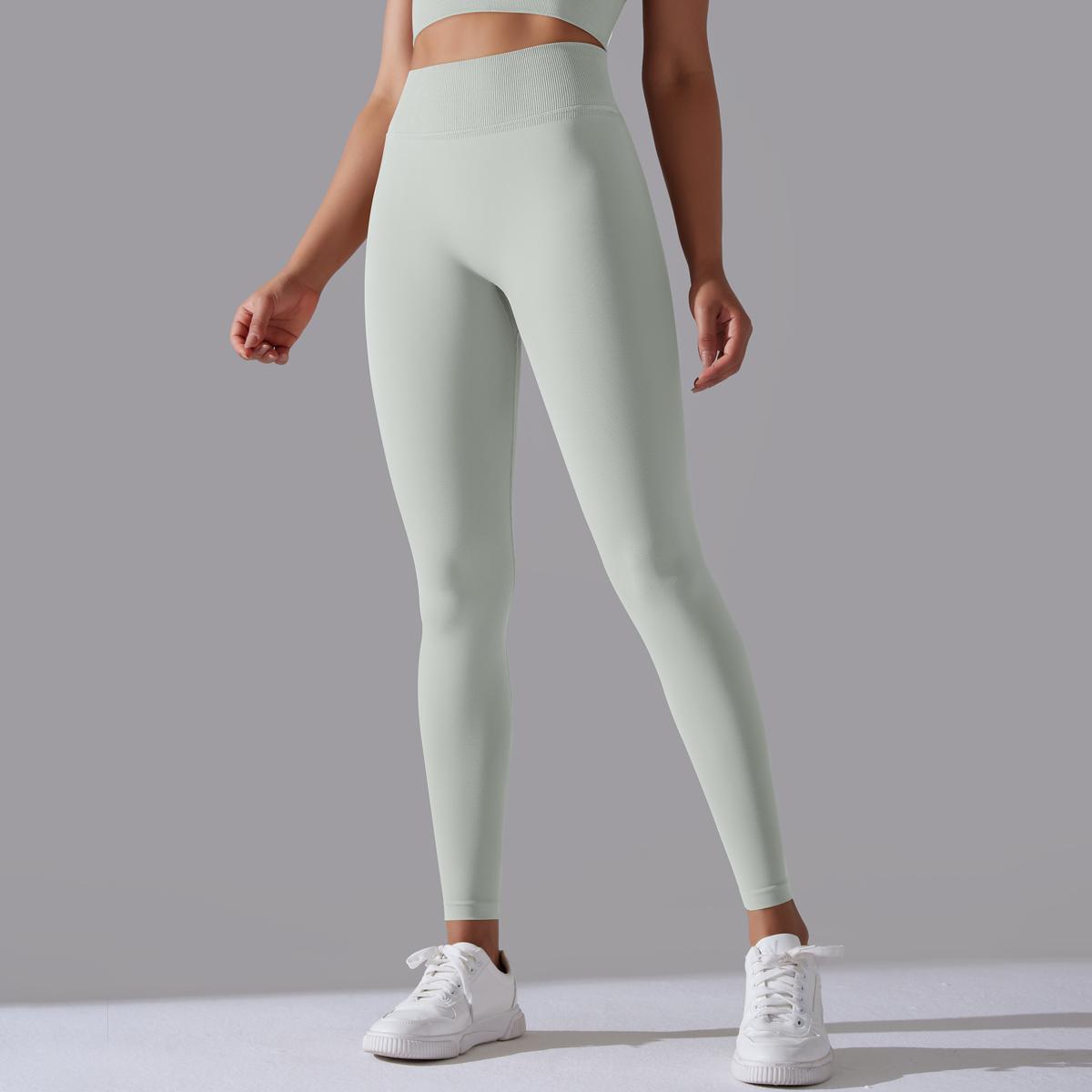 

Безшовні штани Nessaj Gym Gym Yoga Stretchy Hips Push Up Fitness Leggings L