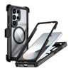Three Anti-magnetic Mobile Phone Case for Samsung S26Ultra Bracket Protective Case A37 Anti-drop S25 All-inclusive 24