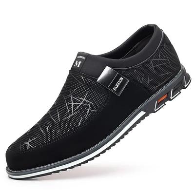 Business Men Leather Shoes for Men  New Comfort Trend Flat Work Shoes Casual Moccasin Sneakers Slip On Big Size Male Loafers