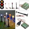 0.8mm Pin RGB LED Wire Building Blocks DIY Street Lamp City Electric Night View City House Decorate Toy Brick Compatible Leduo