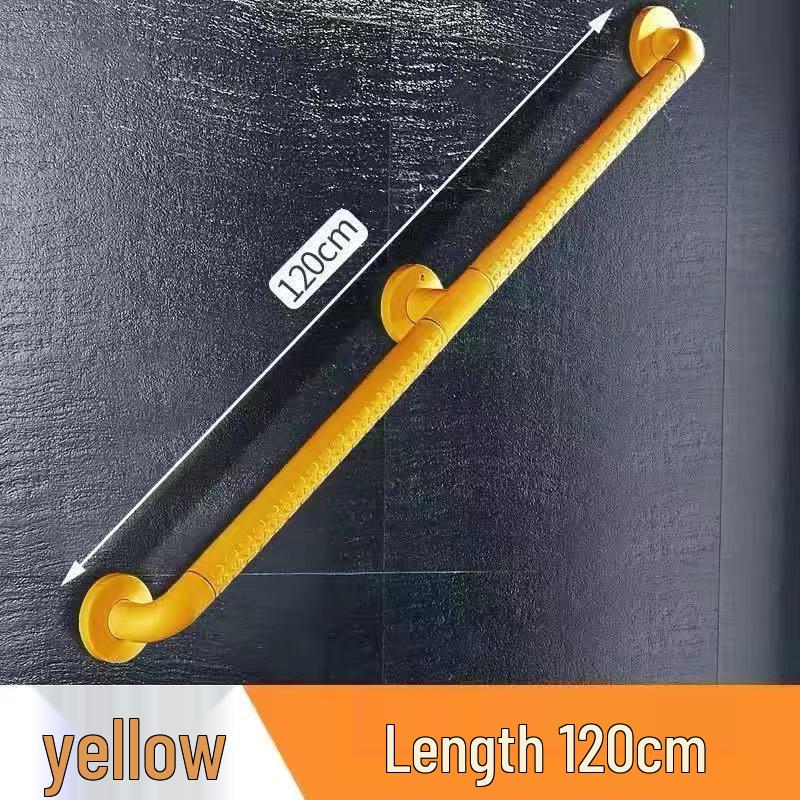 Stainless Steel Non-Slip Grab Bar for Barrier-Free Bathrooms, Ideal for Elderly and Disabled.