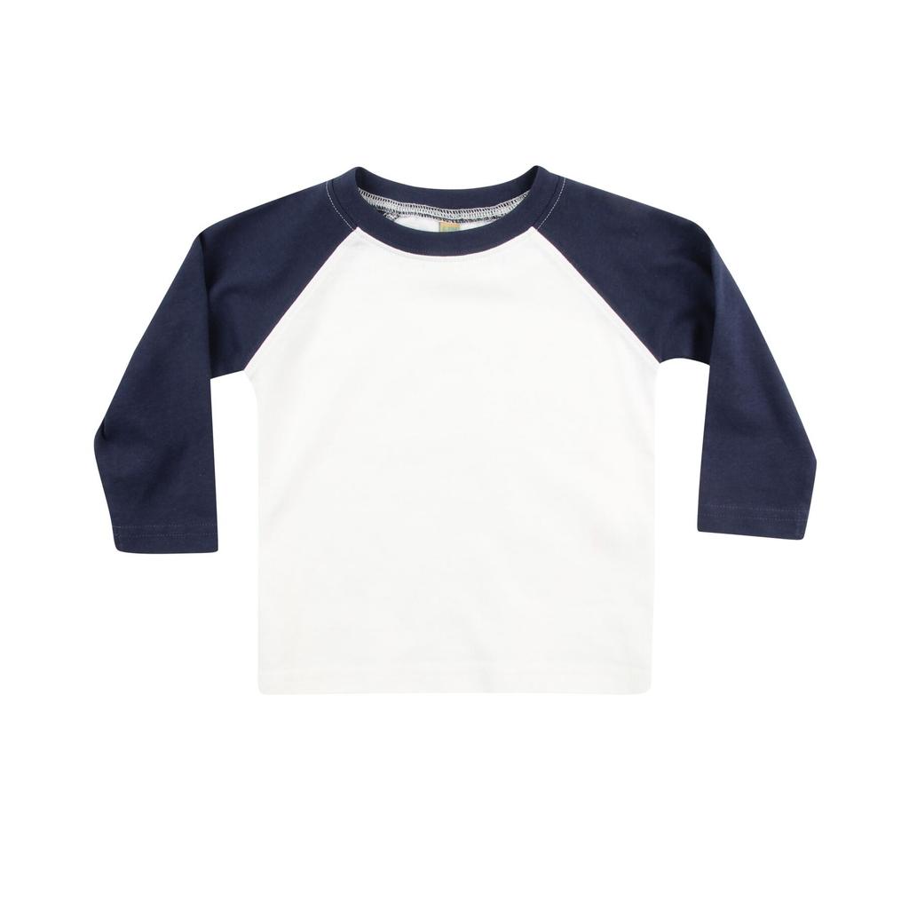 Larkwood Baby Long Sleeved Baseball T-Shirt