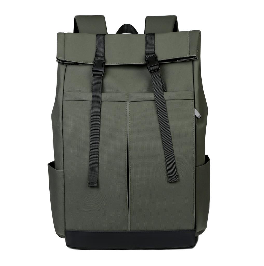 Schoolbag New Men's Casual Business Backpack Large Capacity Short Trip Backpack Daily Commuter Computer Bag