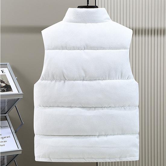 Thick Vest, Autumn and Winter Casual Men's Jacket, Fashionable Sleeveless Jacket, Warm Cotton Vest