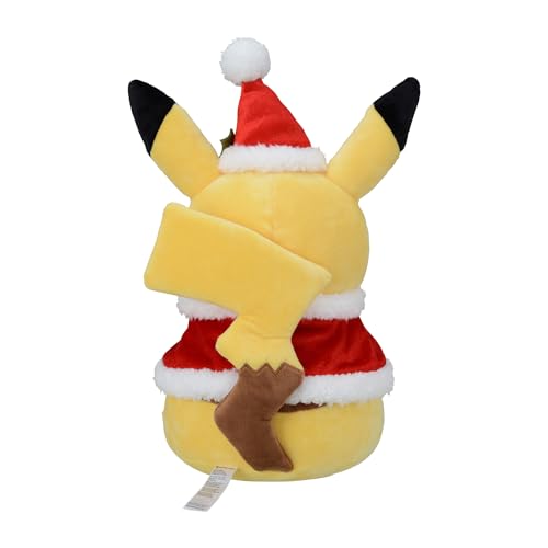 Pokemon Center Orijinal Peluş Oyuncak Noel Pikachu