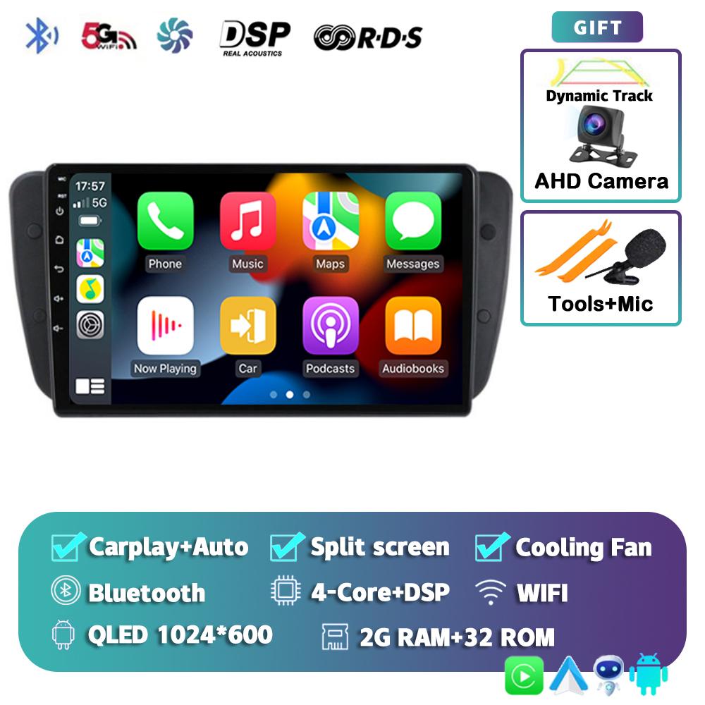 

Android 14 Carplay Auto для Seat Ibiza MK4 6J SportCoupe Ecomotive Cupra 2009 - 2016 Автомобильный радиоприемник Мультимедийный плеер Стерео WiFi+4G