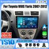 Android 16 For Toyota VIOS Yaris 2007-2012 Car Radio Stereo Head Unit  Multimedia Video Player GPS Navigation 2K QLED 9 Inch RDS