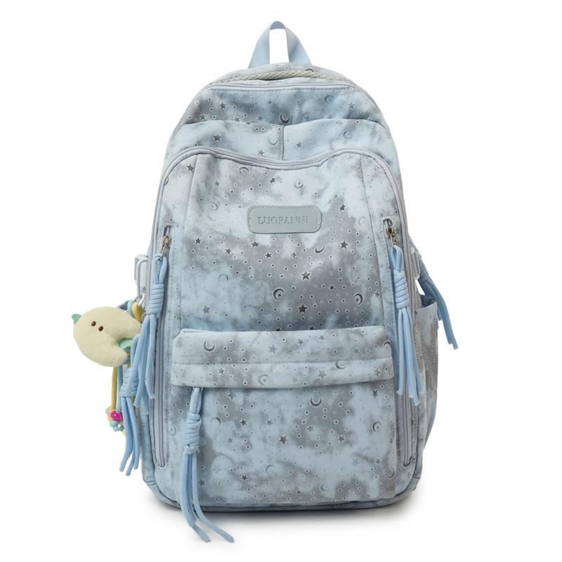 Student Schoolbag Women's Tie-Dye Large Capacity Backpack