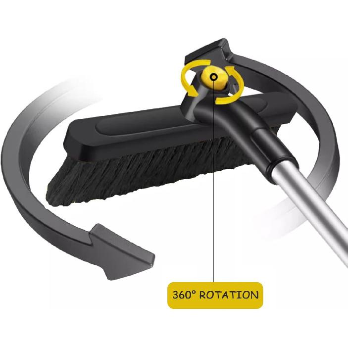 36" Extendable Ice Scrapers for Car Windshield 360°Pivoting Snow Brush for Car Snow Scraper Detachable Snow Removal Tool for Cars,Trucks,SUVs,