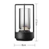 Led Cordless Table Lamp Rechargeable Touch Dimming Night Light Restaurant Bedroom Home Decor Atmosphere Lamp