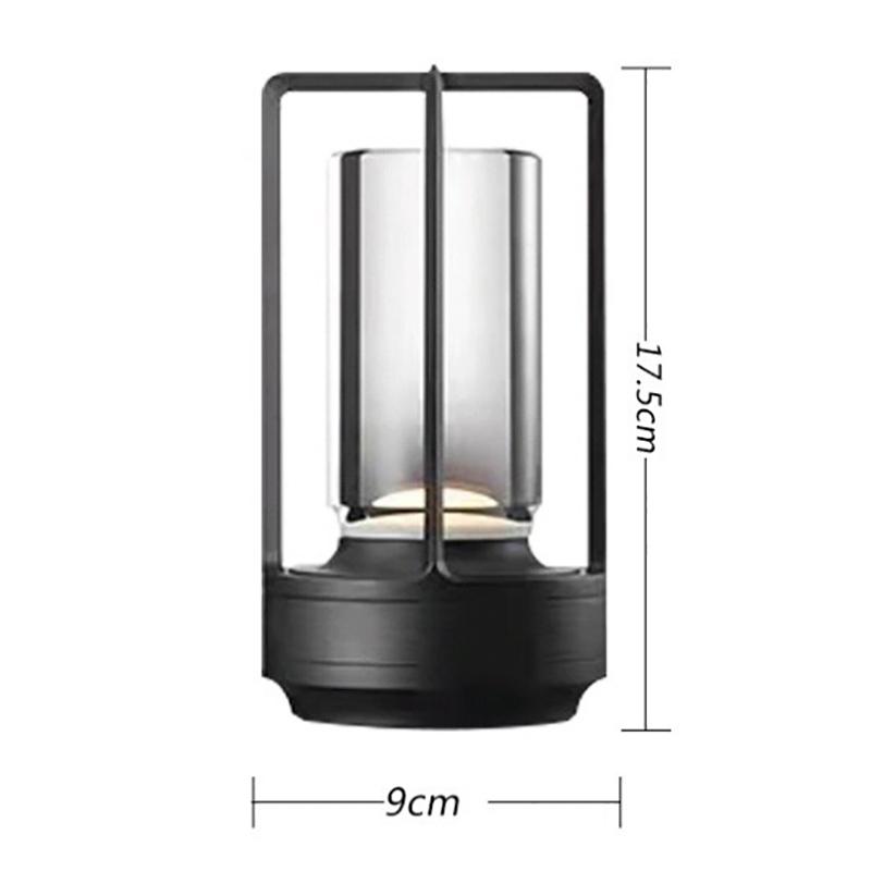 Led Cordless Table Lamp Rechargeable Touch Dimming Night Light Restaurant Bedroom Home Decor Atmosphere Lamp