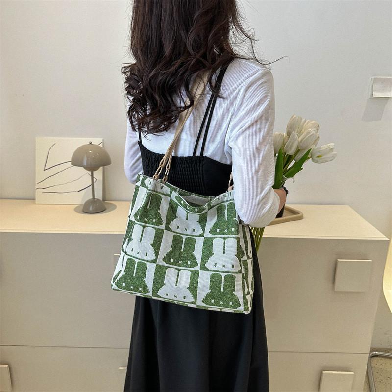 Stylish Commuter Tote Bag For Women 2023 Summer Fashion Korean Cute Shoulder Bag