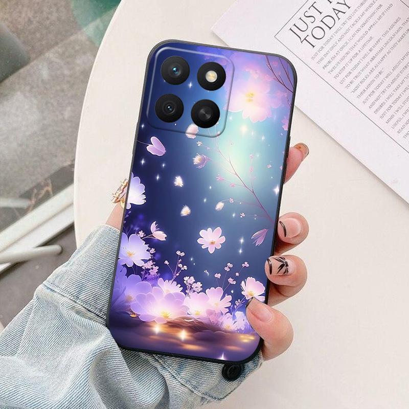 For Honor X8C 4G Case astronaut Black Silicon Soft TPU Phone Cases for Honor X8c 2025 Protective Back Shells Coque X 8c HonorX8c