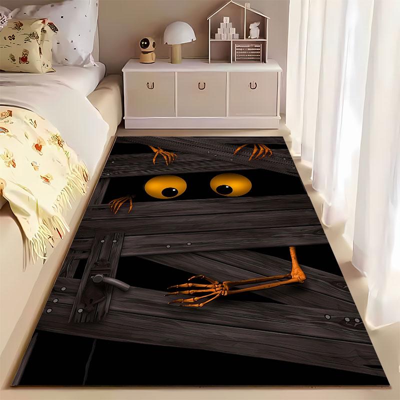 Creepy Eyes and Skeleton Hands suitable as a non-slip mat for the living room or bedroom sofa