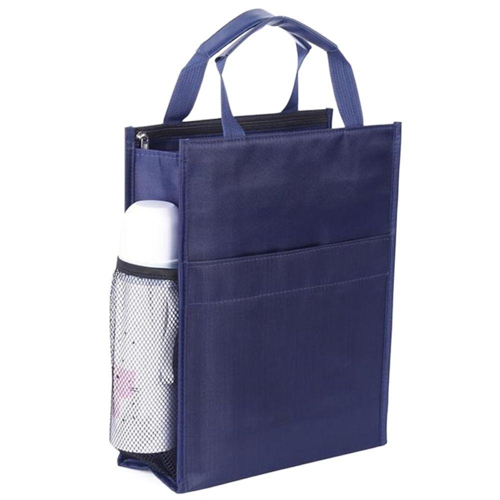 Large Capacity Document Bag Oxford Cloth Briefcase Portable Files Bag  Student