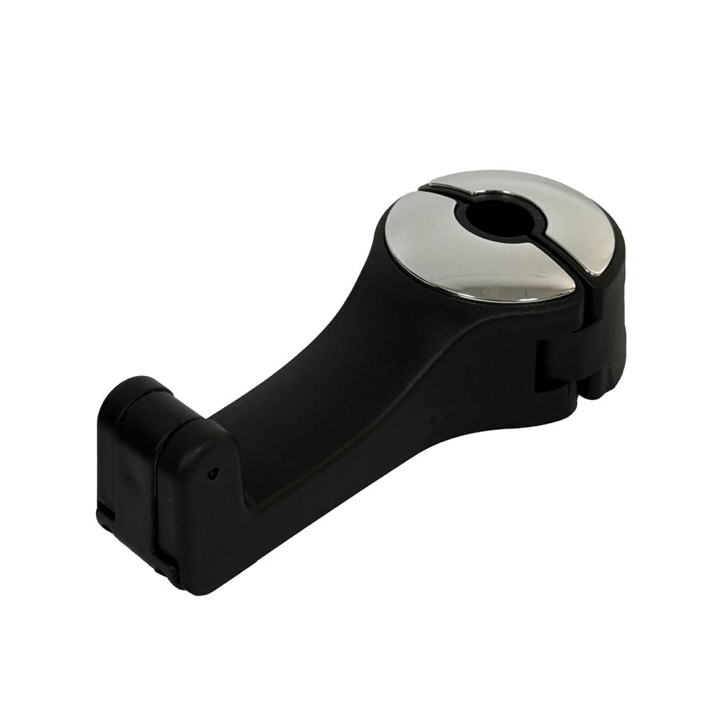 2 in 1 Car Hook Hidden Multifunctional Rear Headrest Hook Car Rear Phone Holder Lock Type Mobile Phone Holder Car Universal