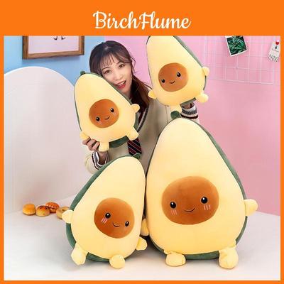 Peluche de Aguacate Almohada con Relleno de Algodón y Plumas Para Decoración de Habitación Infantil