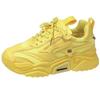 Zapatillas Amarillas para Mujer Zapatos Deportivos de Plataforma para Mujer Zapatillas de Deporte Suela Gruesa Zapatillas Chunky Blancas Mujer Zapatos para Caminar al Aire Libre