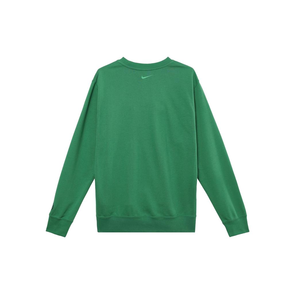 Nike Embroidered Logo Crew Neck Pullover Sweatshirt Men Tops Green FZ4729-399