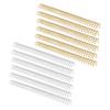 100PCS Spiral Binding Coils 34 Loops 3:1 Pitch  Paper Double Wire Binding Spines 120 Sheets Capaci