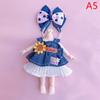Clothes Set for 16-17cm Ob11 Doll Fashion Suit 1/8 bjd Doll Dressup Skirt 6 Inch Cute Clothes Uniform