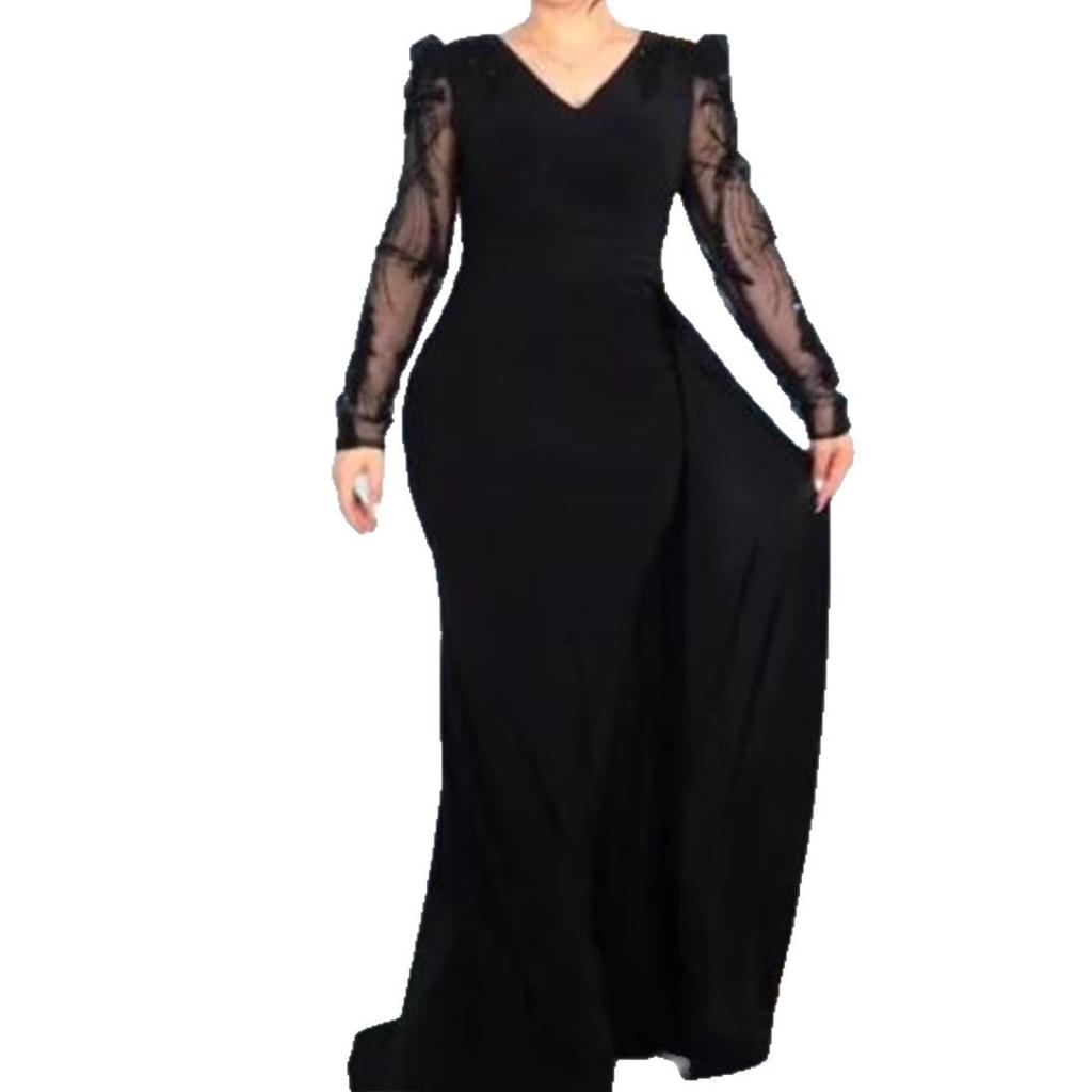 2026 New European and American Dresses Evening Dresses Birthday Banquet Fashion Slim Sexy Dresses