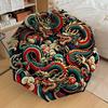 1pc Dragon Pattern Automatic Folding Umbrella - Compact 8-Rib Design,Perfect Gift for Friends & Family yy250926050