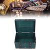 Treasure Chest Storage Box Antique Exquisite Wooden Jewelry Box for Movie Props Window Display